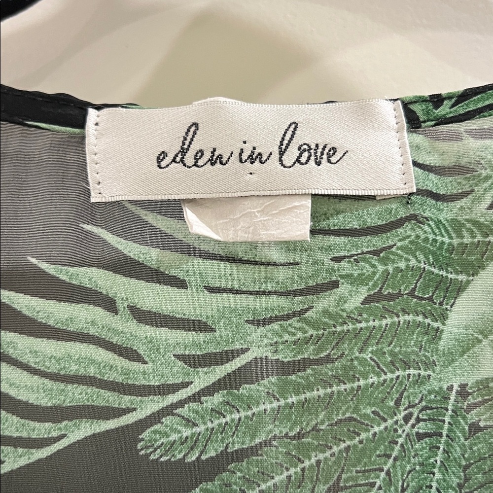 Eden In Love tropical floral kimono, one size - Picture 2 of 4